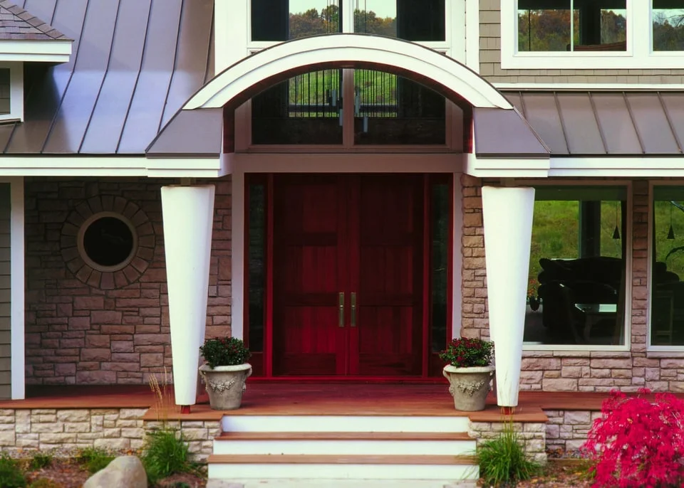 front entryway in Ada.